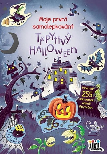 Moje první samolepkování Třpytivý Halloween - Kniha - Hlavní obrázek
