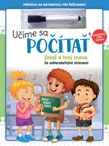 Učíme sa počítať: Zmaž a hraj znova - Kniha - Main image