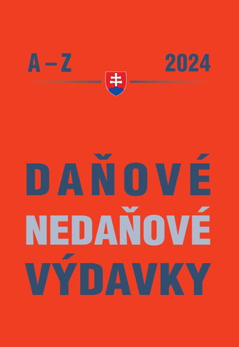Daňové a nedaňové výdavky 2024 - Kniha - Main image