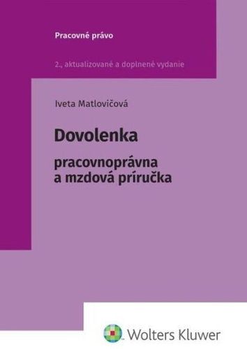 Dovolenka: Pracovnoprávna a mzdová príručka - Kniha - Main image