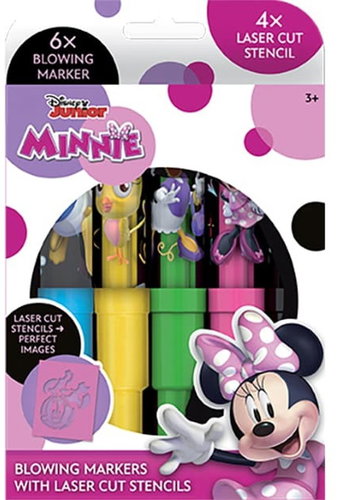 Minnie blowing markers - Felt Tip Pens - Main image