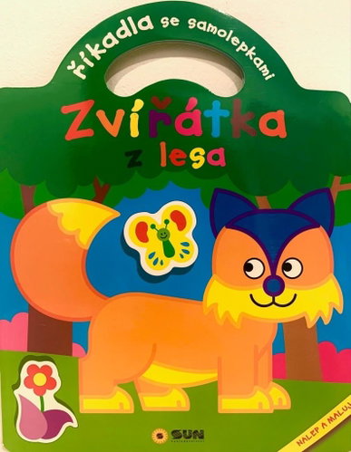 Zvířátka z lesa Říkadla se samolepkami - Kniha - Main image