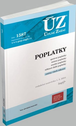 ÚZ 1587 Poplatky - Kniha - Main image