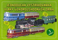 Jednoduchá vystřihovánka vlaky úzkorozchodných drah - Vystřihovánky