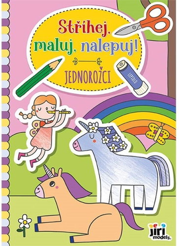 Cut, paint, glue! Unicorns - Colouring Book - Main image
