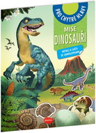 Mise dinosauři: Pátrej a lušti se samolepkami - Kniha