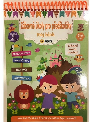 Zábavné úkoly pro předškoláky 5-6 let: můj blok - Kniha - Main image