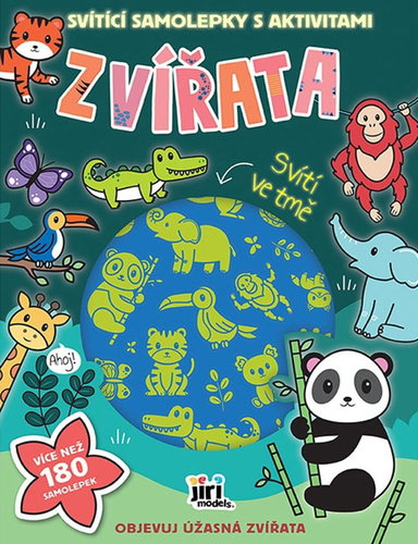 Glow stickers with activities Animals - Kids Stickers - Main image