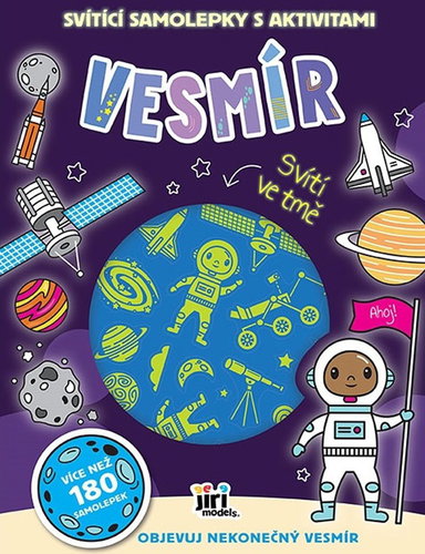 Glow stickers with activities Universe - Kids Stickers - Main image