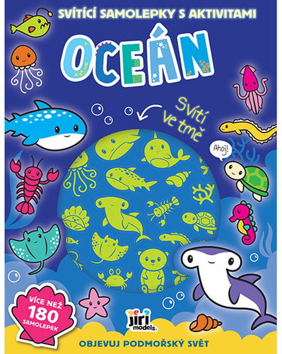 Glow stickers with activities Ocean - Kids Stickers - Main image