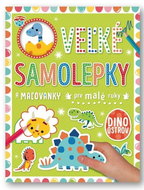 Large stickers and colouring pages for little hands Dino island - Kids Stickers
