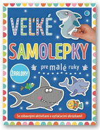 Veľké samolepky a maľovanky pre malé ruky Žraloky - Dětské samolepky