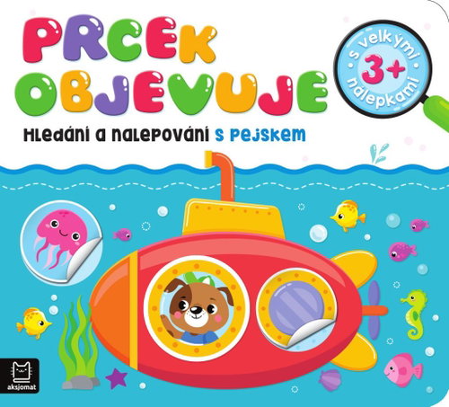 Prcek objevuje: Hledání a nalepování s pejskem - Kniha - Main image