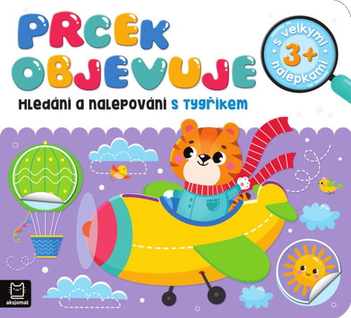 Prcek objevuje: Hledání a nalepování s tygříkem - Kniha - Main image