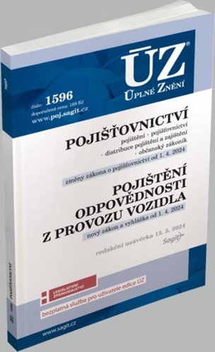 ÚZ 1596 Pojišťovnictví - Kniha - Hlavní obrázek