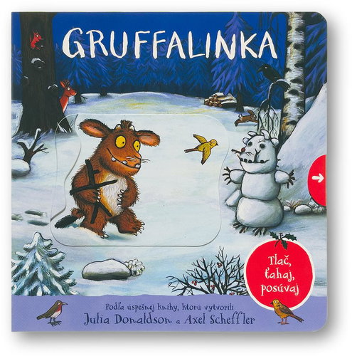 Gruffalinka: Tlač, ťahaj, posúvaj - Kniha - Main image