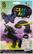 Scratching pictures 4 pcs Unicorn - Scratch Pictures