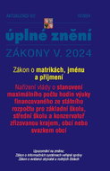 Aktualizace V/2 Zákon o matrikách, jménu a příjmení: Zákon o informačních systémech veřejné správy,  - Kniha