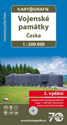 Vojenské památky Česka: 1:500 000 tematická mapa - Kniha - Main image