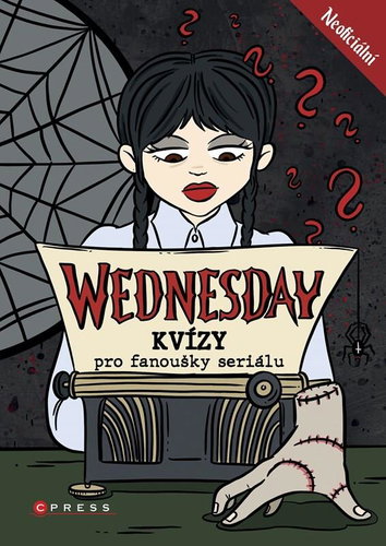 Wednesday: Kvízy pro fanoušky seriálu - Kniha - Main image