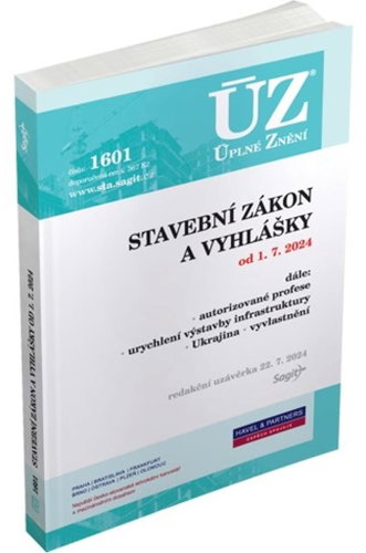 ÚZ 1601 Stavební zákon a předpisy - Kniha - Main image