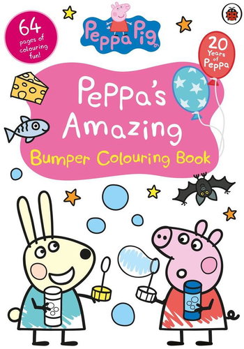 Peppa Pig: Peppa's Amazing Bumper Colouring Book - Kniha - Main image