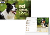 Dog breeds 2025 - Desk Calendar