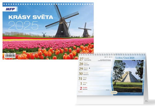 Beauty of the World 2025 - Desk Calendar - Main image