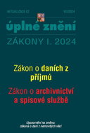 Aktualizace 2024 I/2 O daních z příjmů, o archivnictví a spisové službě - Kniha