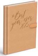 Diary 2025 champagne with magnet - Planner