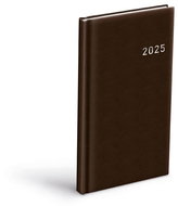 Weekly diary 2025 PVC dark brown - Planner