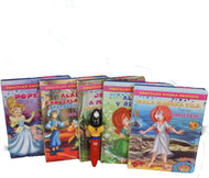 Kouzelná sbírka pohádek s perem Popelka + 4 další knihy - Kniha