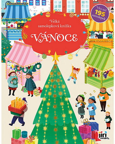 Velká samolepková knížka Vánoce - Kniha - Main image