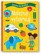 Cestou do školky Nalepuj a vybarvuj - Kniha
