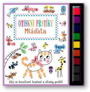 Otiskni prstíky Mláďata: Užij si kreativní tvoření s otisky prstů! - Kniha