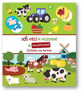 101 věcí k hledání a nalepování Zvířata na farmě - Kniha