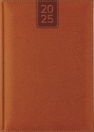 Denní diář FSC A5 cz/sk 2025 NEBRASKA Light brown - Diář