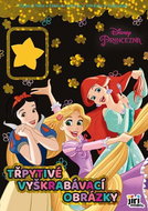 Třpytivé vyškrabávací obrázky Princezny - Kniha