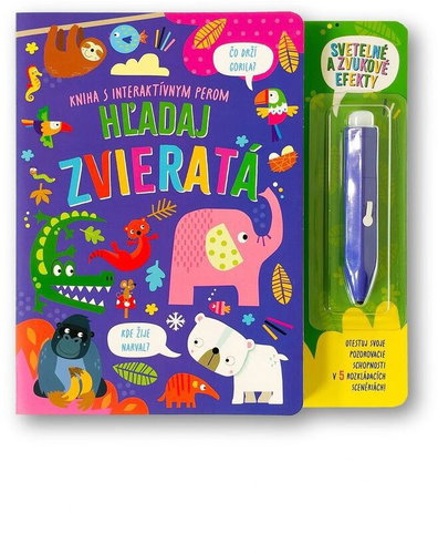 Kniha s interaktívnym perom Hľadaj zvieratá - Kniha - Main image