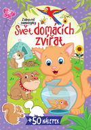 Svět domácích zvířat: Zábavné samolepky - Kniha