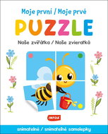 Moje první/Moje prvé puzzle Naše zvířátka/zvieratká: snímatelné/snímateľné samolepky - Kniha