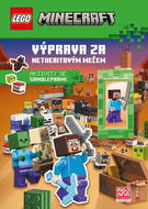 LEGO Minecraft Výprava za netheritovým mečem: Aktivity se samolepkami - Kniha
