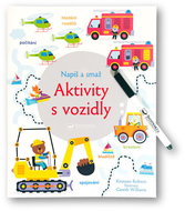 Napiš a smaž Aktivity s vozidly - Kniha