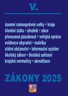 Zákony V  2025 – Veřejná správa, Školství - Kniha