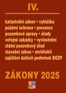 Zákony IV 2025 – stavebnictví, půda - Kniha
