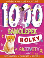 1000 samolepek Holky - Kniha