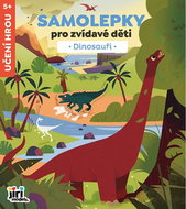 Samolepky pro zvídavé děti Dinosauři - Kniha