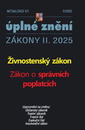 Aktualizace Živnostenský zákon: Zákon o správních poplatcích - Kniha