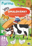 colouring page A4 with stickers Farm - Colouring Book
