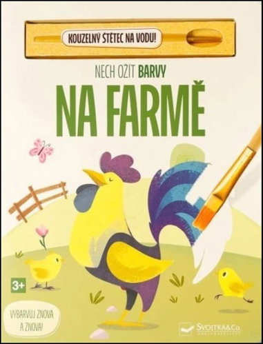 Nech ožít barvy Na farmě: Vybarvuj znova a znova! - Kniha - Main image